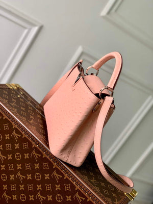 LV N81523 Louis Vuitton Capucines BB Handbag Pink - Default Title - View 3