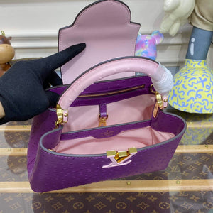 LV N81523 Louis Vuitton Capucines BB Handbag Purple - Default Title - View 9