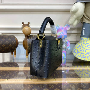 LV N81523 Louis Vuitton Capucines Mini Handbag Black - Default Title - View 4