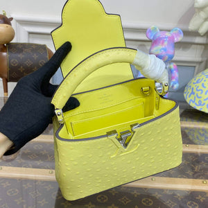 LV N81523 Louis Vuitton Capucines Mini Handbag lemon yellow - Default Title - View 10