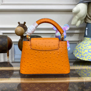 LV N81523 Louis Vuitton Capucines Mini Handbag Orange - Default Title - View 2