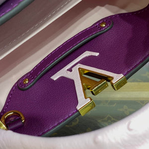 LV N81523 Louis Vuitton Capucines Mini Handbag Purple - Default Title - View 8
