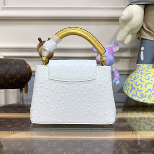 LV N81523 Louis Vuitton Capucines Mini Handbag White - Default Title - View 3