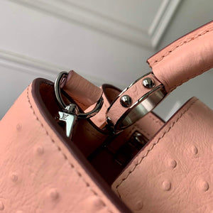 LV N81523 Louis Vuitton Capucines MM Handbag Pink - Default Title - View 6