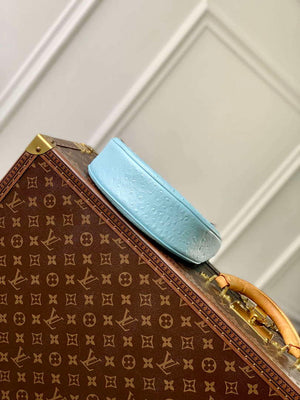 LV N85900 Louis Vuitton Loop Pm Ostrich leather Bag Blue Glaze - Default Title - View 4