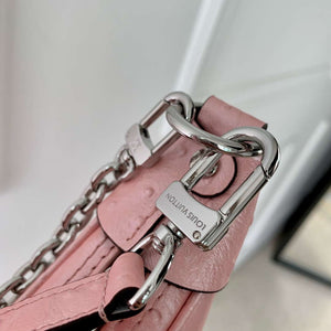 LV N85900 Louis Vuitton Loop Pm Ostrich leather Bag Pink Glaze - Default Title - View 5