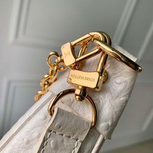 LV N85900 Louis Vuitton Loop Pm Ostrich leather Bag White Pearl - Default Title - View 7