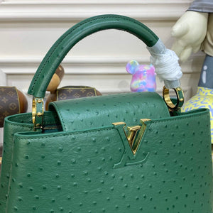 LV N93075 Louis Vuitton Capucines MM Handbag Mint Green - Default Title - View 5