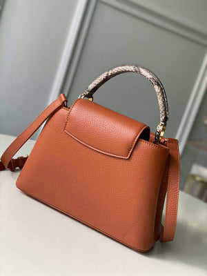 LV N97980 Louis Vuitton Capucines BB Handbag Brown - Default Title - View 2