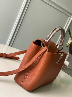 LV N97980 Louis Vuitton Capucines BB Handbag Brown - Default Title - View 3