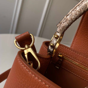 LV N97980 Louis Vuitton Capucines MM Bag Brown - Default Title - View 7