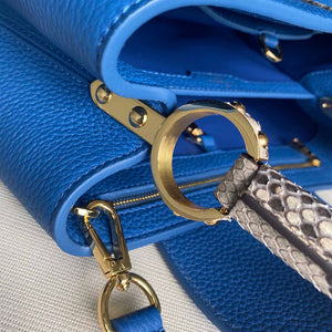 LV N98388 Louis Vuitton Capucines BB Handbag Blue - Default Title - View 6
