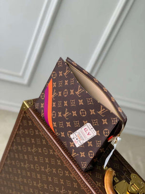 LV P01952 Louis Vuitton Trio Toilet Pouch Mon Monogram Brown - Default Title - View 8