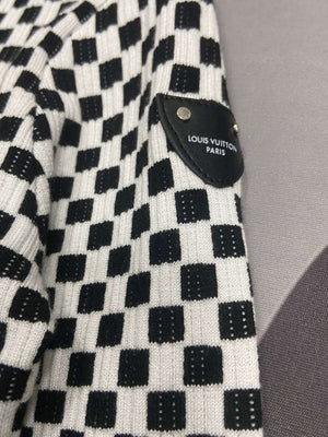 LV Women's Sweaters Louis Vuitton Cashmere Cardigans L36026 - Red & Black / S - View 12