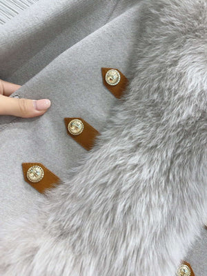 Max Mara Women's Fashion Clothing Fur Coat M78364 - S - View 8