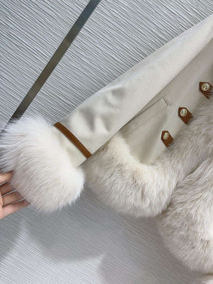 Max Mara Women's Fashion Clothing Fur Coat M78365 - S - View 5