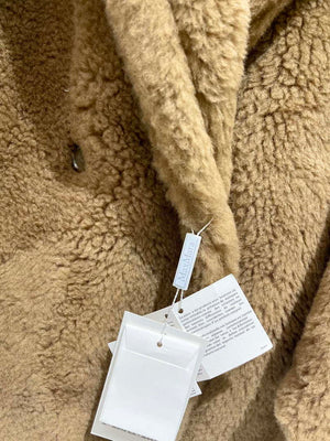 Max Mara Women's Fashion New Short Teddy Bear Coat M78379 - XS - View 6