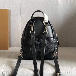 MCM MMK6SVE92CO001 21cm Stark Bebe Boo Backpack in Visetos Black - Default Title - View 4