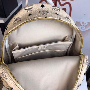 MCM MMKAAVE08CO001 32cm Stark Backpack in Visetos Light pink - Default Title - View 9