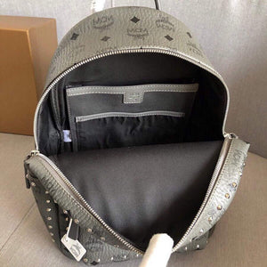 MCM MMKAAVE08CO001 32cm Stark Backpack in Visetos Gray - Default Title - View 8