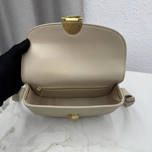 Medium Dior Médaillon Flap Bag M3920QDWP_M900 Camel Beige Grained Calfskin - Default Title - View 8