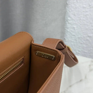 Medium Dior Médaillon Flap Bag M3920QDWP_M900 Gold Brown Grained Calfskin - Default Title - View 7