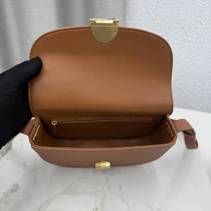 Medium Dior Médaillon Flap Bag M3920QDWP_M900 Gold Brown Grained Calfskin - Default Title - View 8