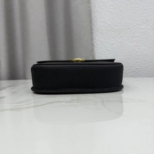 Medium Dior Médaillon Flap Bag M3920QDWP_M900 Black Grained Calfskin - Default Title - View 6