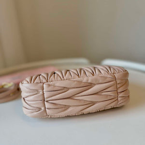 MiuMiu 5BC125 Small Matelass¨¦ nappa leather handbag Nude - Default Title - View 5
