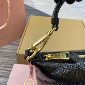 MiuMiu 5NE841 Naplak Patent Leather Pouch Bag Black - Default Title - View 6