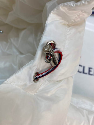 Moncler H20911A Men's Corydale Short Down Jacket White 88621 - 1 - View 7