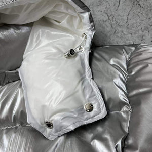 Moncler H20931C Women's Gaou Down Jacket Silver 88622 - 0 - View 5