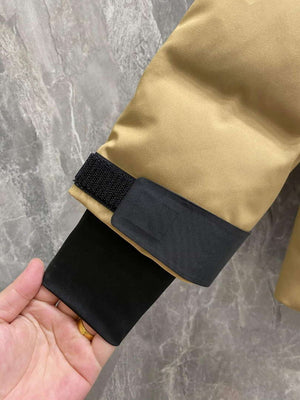 Moncler H20971A Fellberg Short Down Jacket Khaki M68732 - 1 - View 5