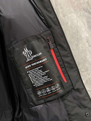 Moncler H20971A Fellberg Short Down Jacket Black M68731 - 1 - View 9