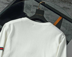 Moncler Men's H10919C00021 Designer Logo Wool Blend Cardigans Sweater M70014 - M / White - View 11