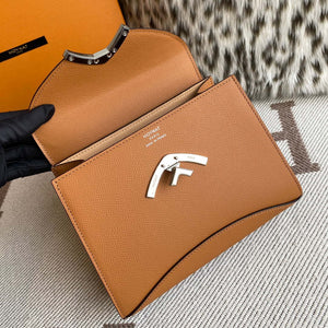 Moynat MC8L7V Brown Poudre Gabrielle BB Silver Hardware Mt1004 - Default Title - View 7