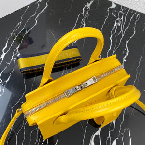 Prada 1BA269 Saffiano Leather Prada Monochrome Bag Yellow - Default Title - View 8