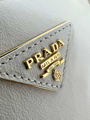 Prada 1BA274 Large Prada Smooth leather bag White - Default Title - View 7
