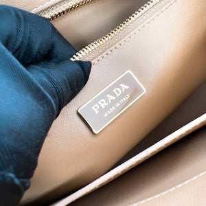 Prada 1BA274 Large Prada Smooth leather bag Apricot - Default Title - View 9