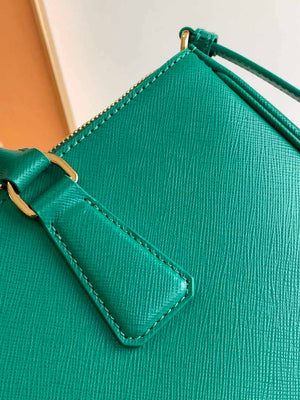Prada 1BA274 Large Prada Galleria Saffiano leather bag Green - Default Title - View 8