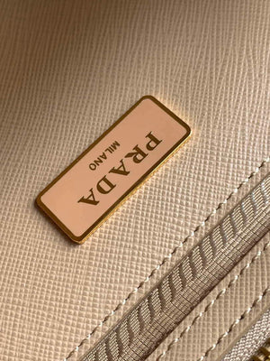 Prada 1BA274 Large Prada Galleria Saffiano leather bag Apricot - Default Title - View 9