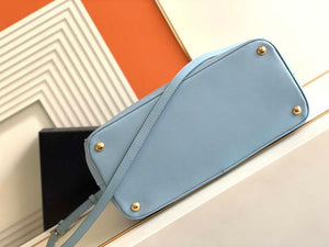 Prada 1BA274 Large Prada Galleria Saffiano leather bag Light Blue - Default Title - View 4
