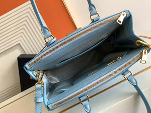 Prada 1BA274 Large Prada Galleria Saffiano leather bag Light Blue - Default Title - View 8