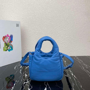 Prada 1BA359 Small Padded Prada Soft Nappa Leather Bag Light Blue - Default Title - View 2