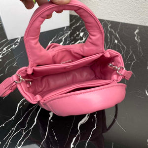 Prada 1BA359 Small Padded Prada Soft Nappa Leather Bag Pink - Default Title - View 9