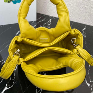 Prada 1BA359 Small Padded Prada Soft Nappa Leather Bag Yellow - Default Title - View 6