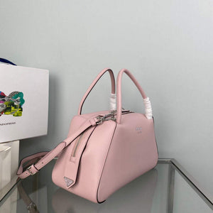 Prada 1BA365 Medium leather handbag Alabaster Pink - Default Title - View 3