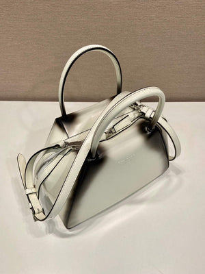 Prada 1BA366 Small brushed leather Prada Supernova handbag White - Default Title - View 3
