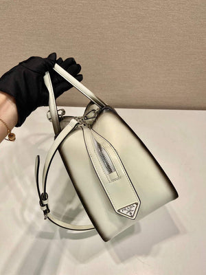Prada 1BA366 Small brushed leather Prada Supernova handbag White - Default Title - View 6