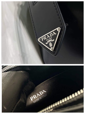 Prada 1BA366 Small brushed leather Prada Supernova handbag Black - Default Title - View 9